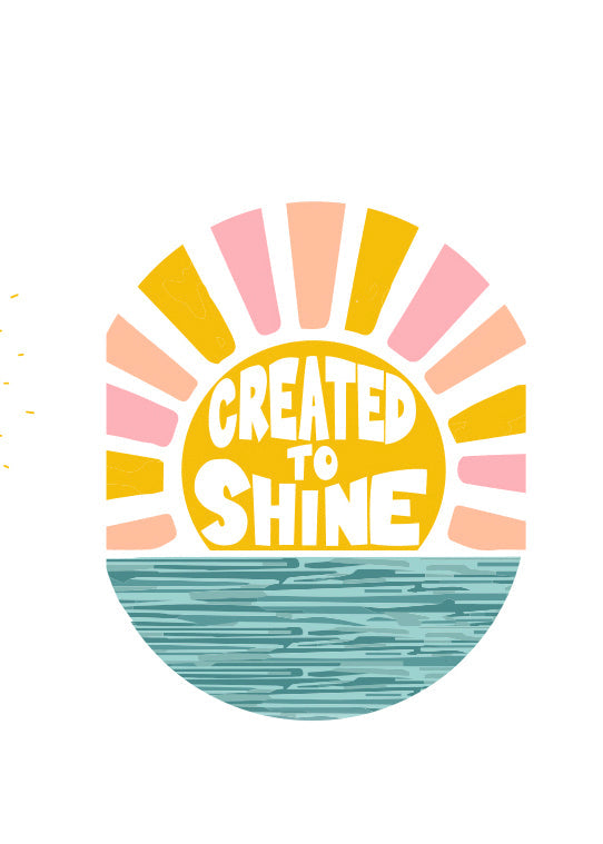 Created To Shine Sticker Accessories