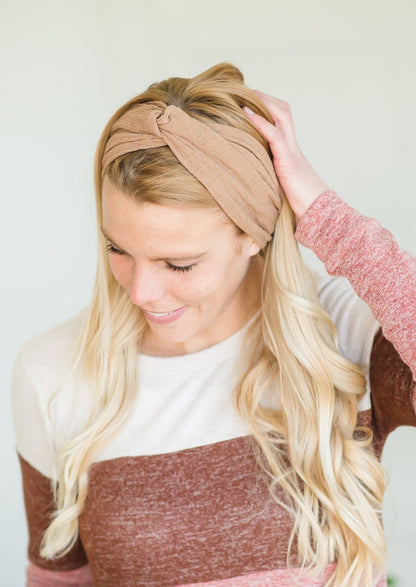 Crepe Neutral Cotton Headband Home + Lifestyle