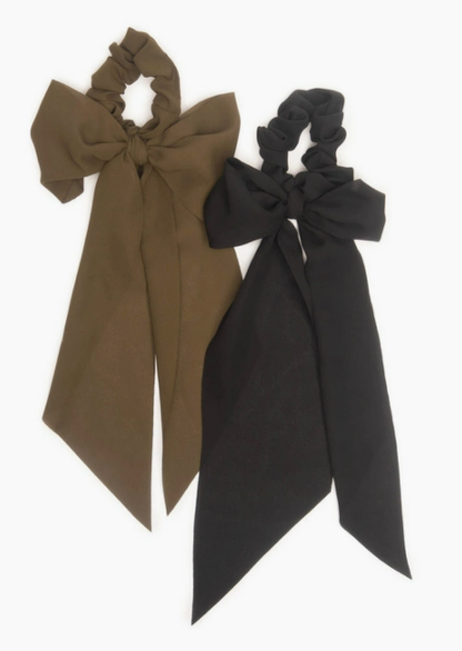 OLD LISTING - Crepe Scarf Scrunchie 2 Pack