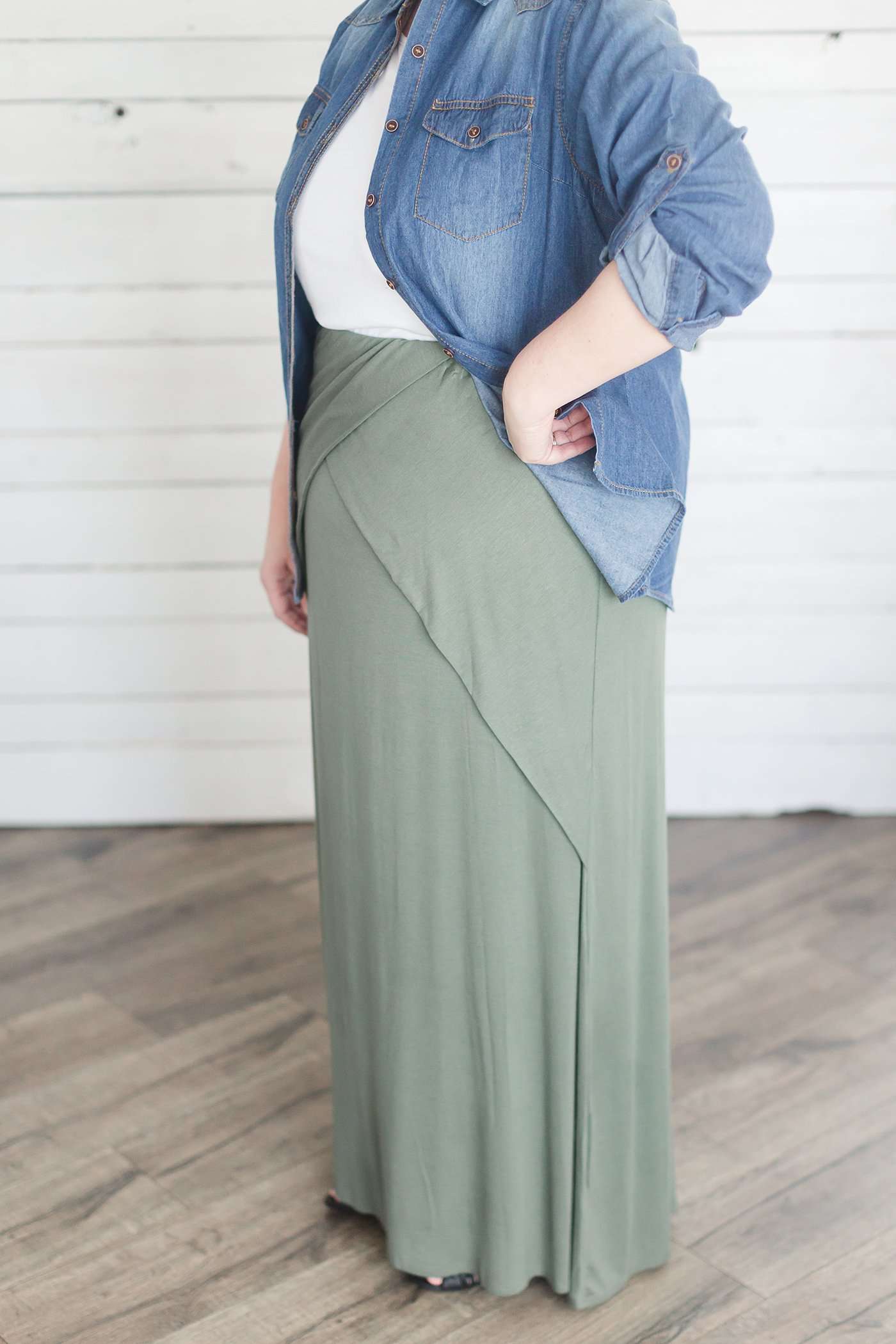 Criss Cross Maxi Skirt Skirts