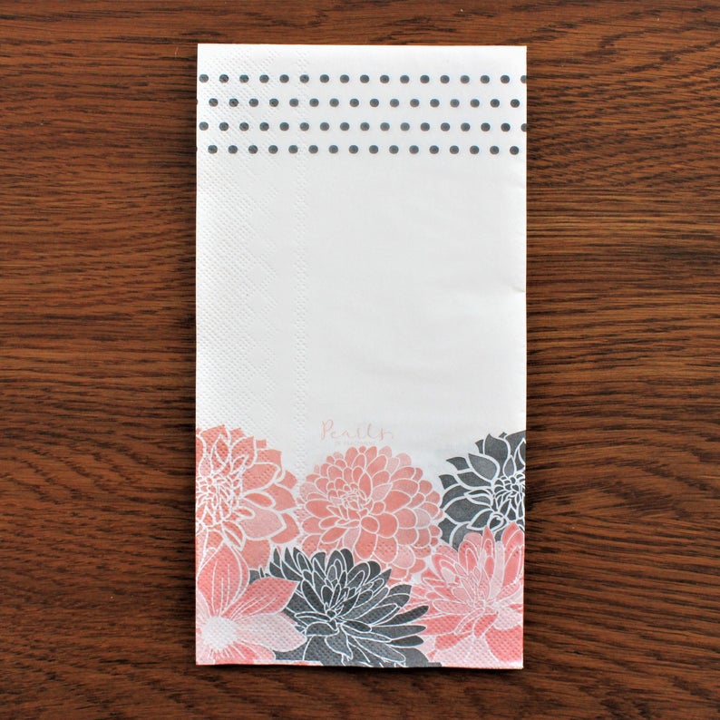 Dahlia Dots Scripture Towel Napkin Home & Lifestyle