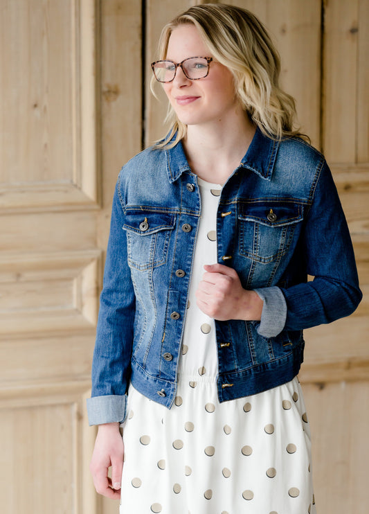 Dark Denim Jean Jacket - FINAL SALE Layering Essentials