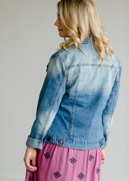 Dark Washed Denim Jean Jacket - FINAL SALE Layering Essentials