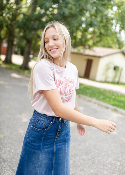 Everything Will Be Okay Graphic Tee Tops Tres Bien