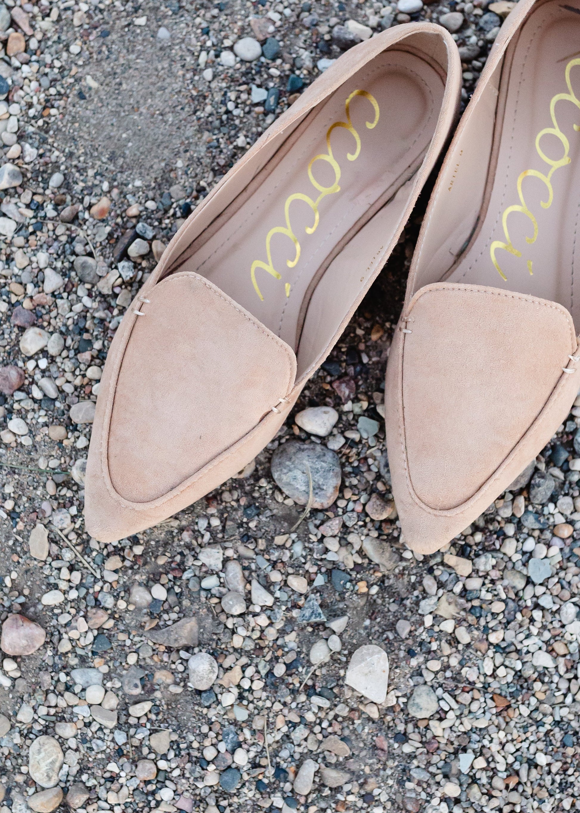 Faux Suede Tan Flat - FINAL SALE Shoes