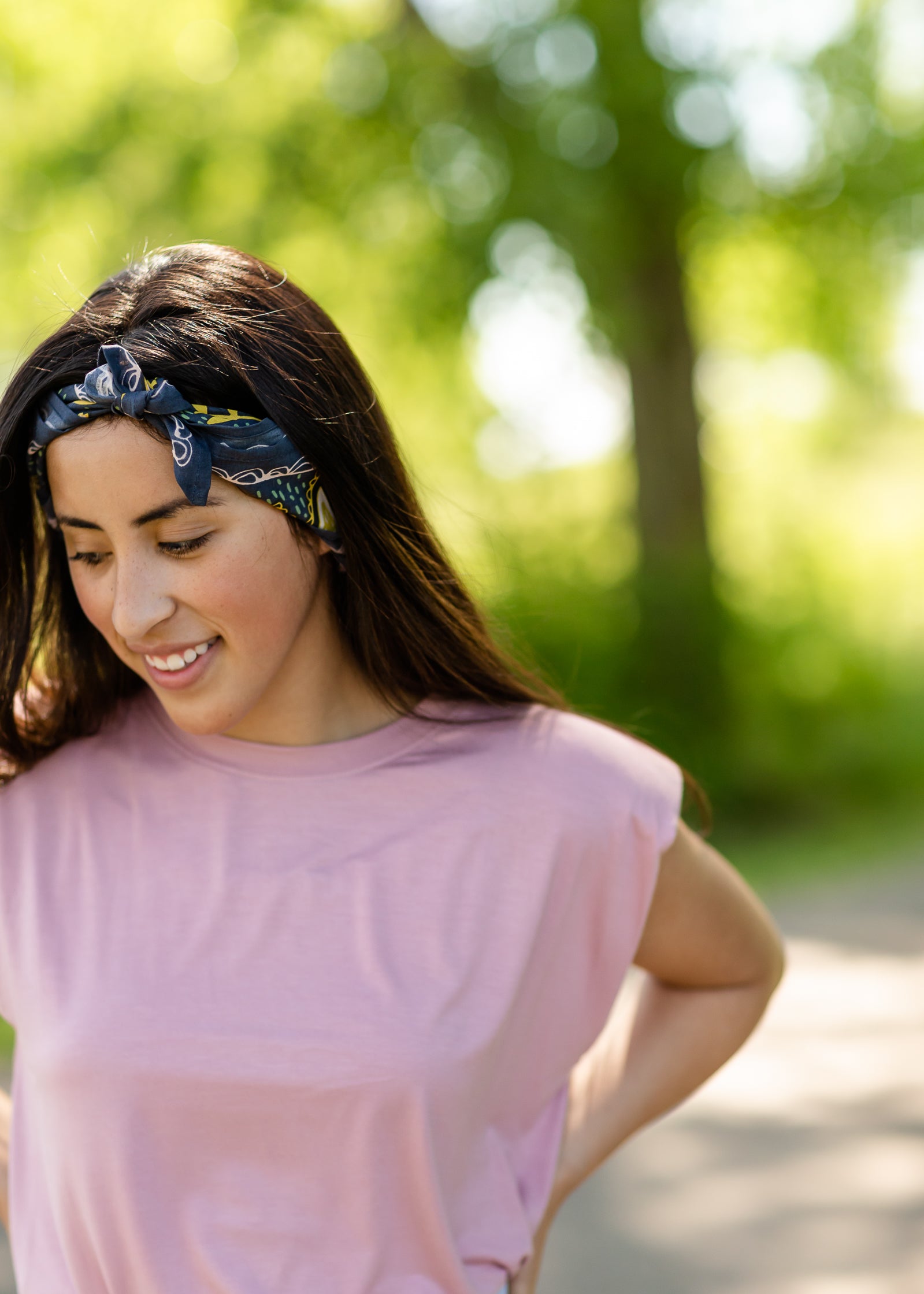 Feminine Soft Printed Bandana - FINAL SALE Accessories