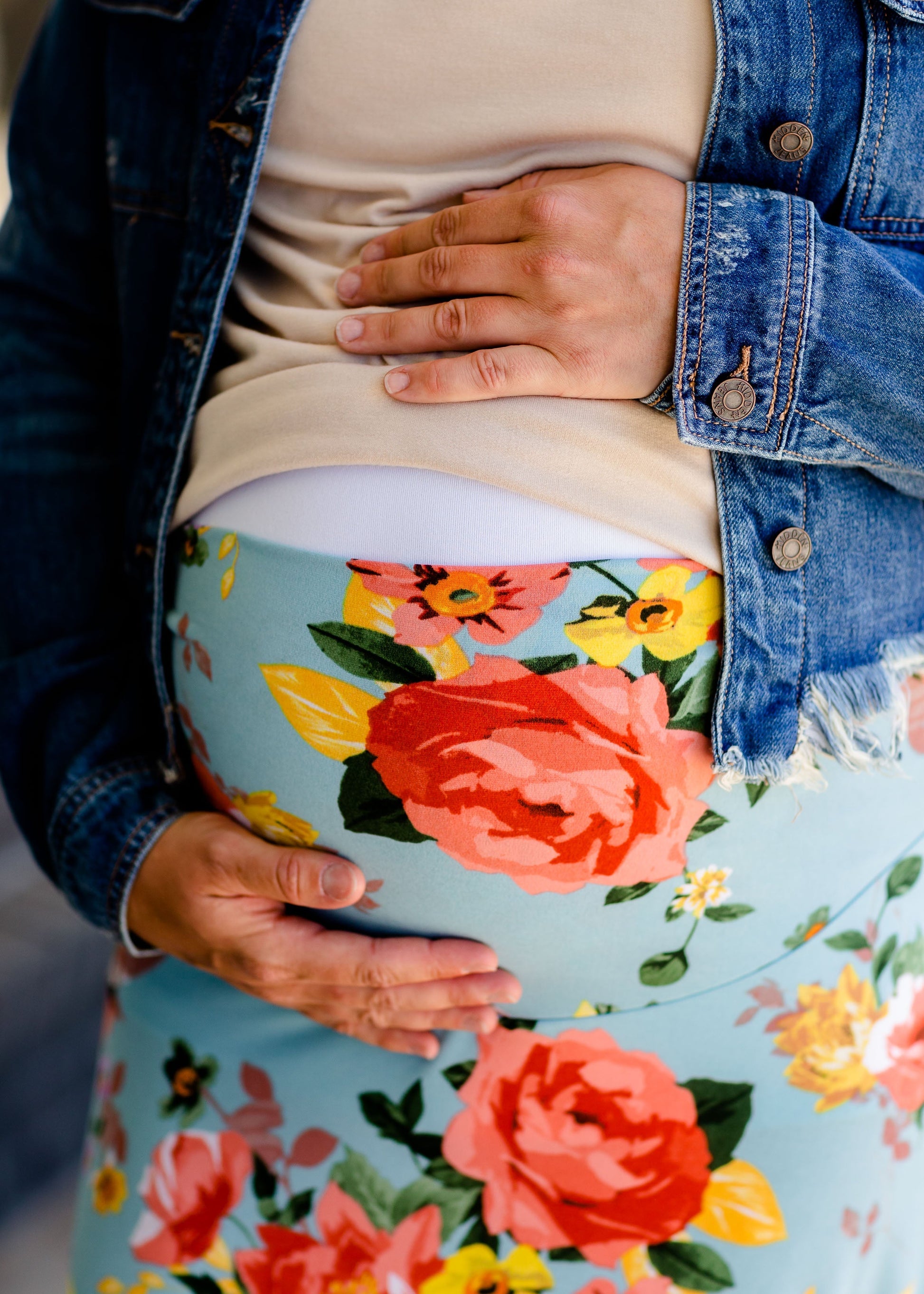 Floral Print Maxi Skirt Skirts