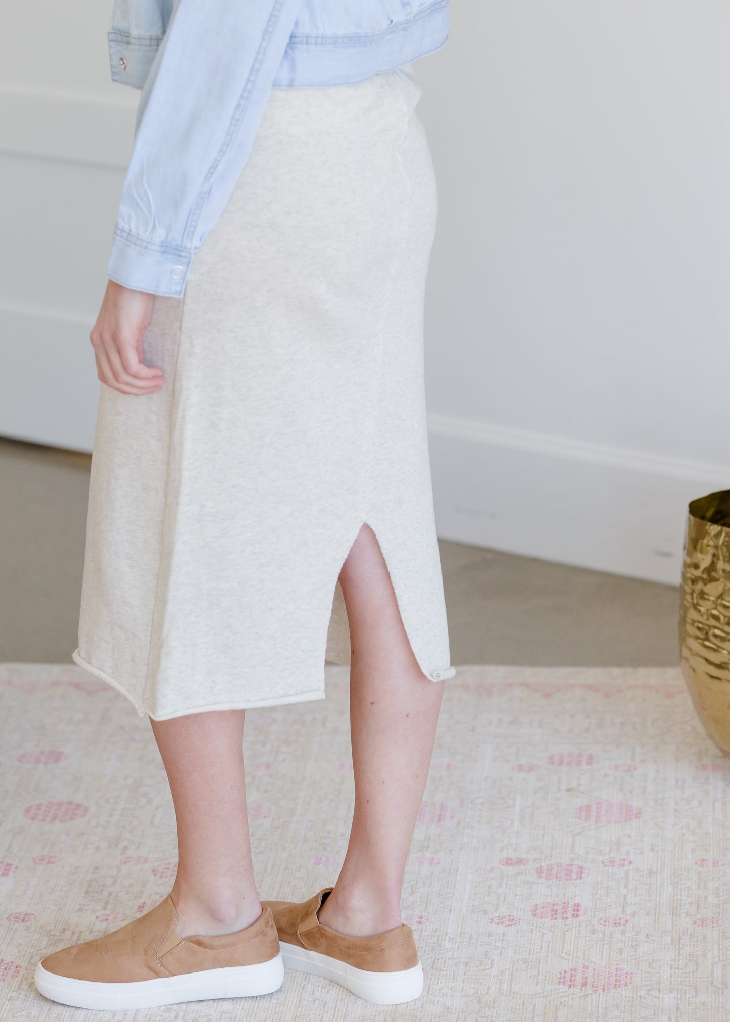 French Terry Knit Skirt - FINAL SALE Skirts