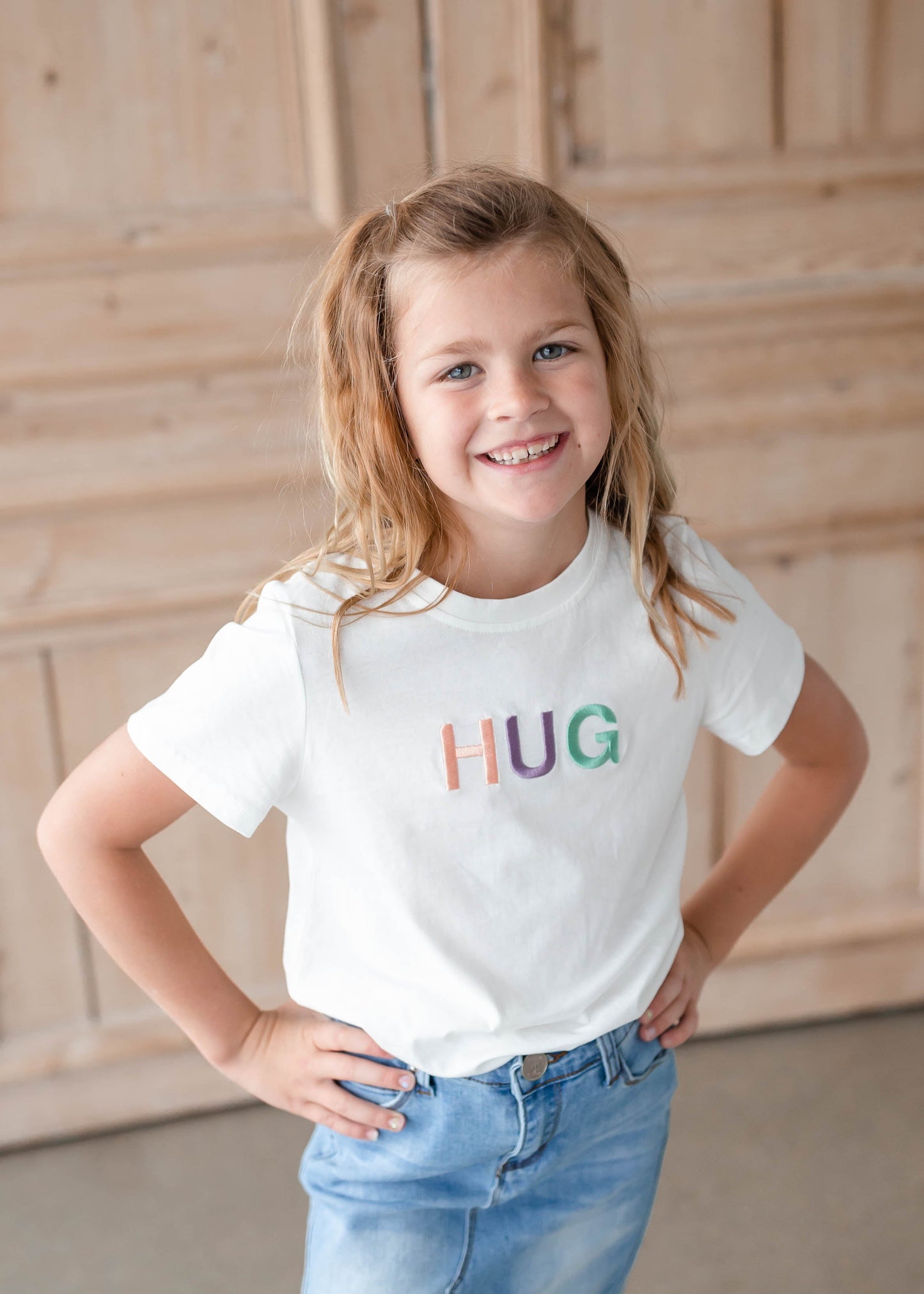 Girls Hug Graphic Tee Girls Hayden