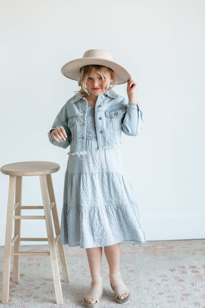 Girls Light Wash Denim Jacket Girls Hayden