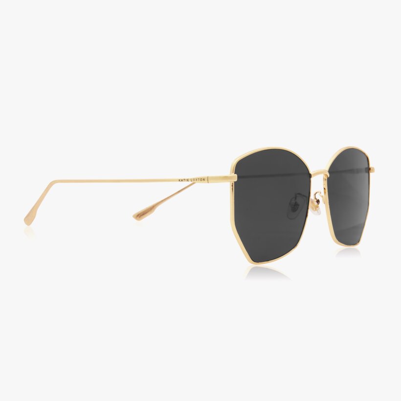 Gold Havana Metal Frame Sunglasses Accessories