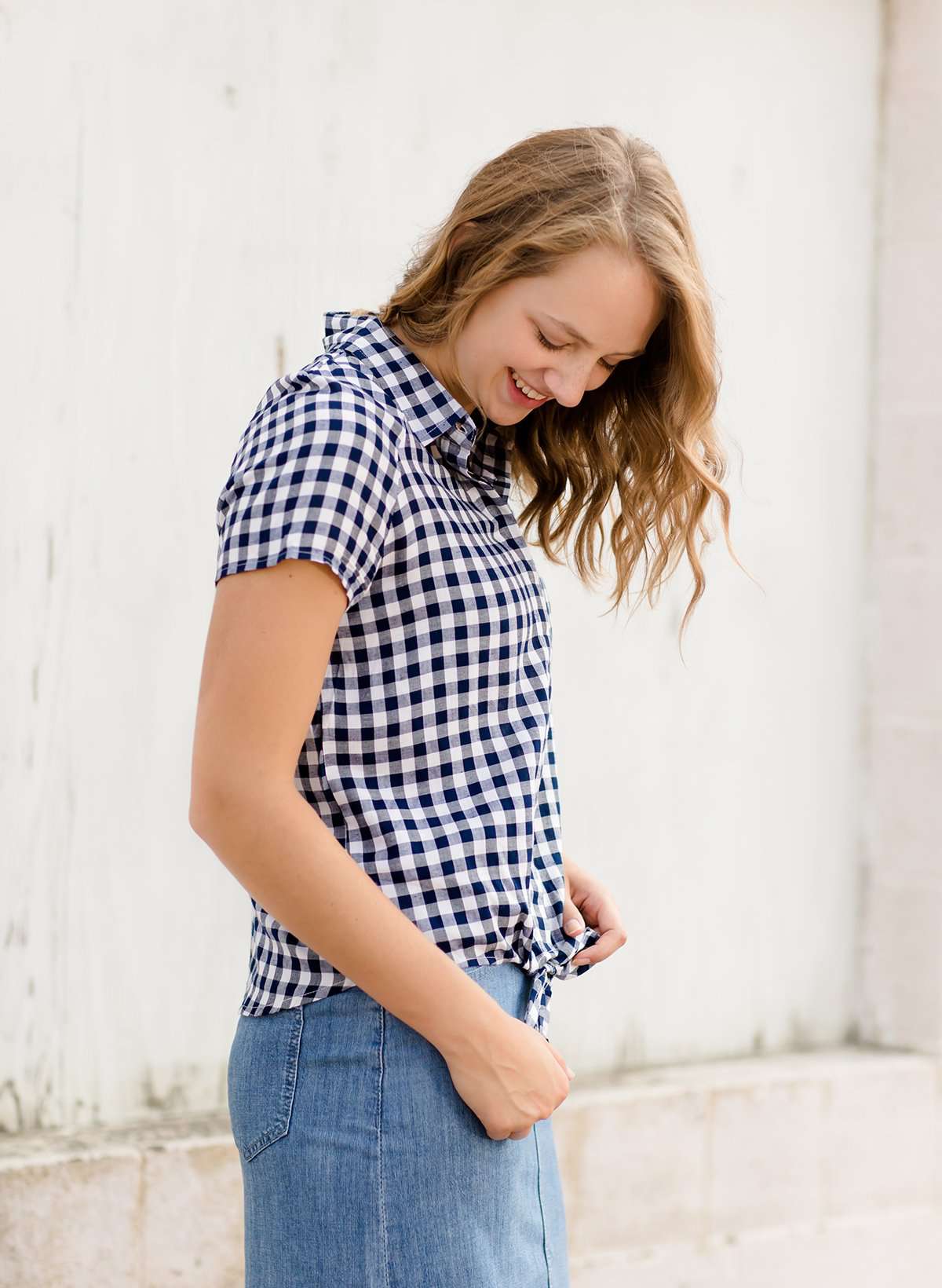 Graceful Gingham Top - FINAL SALE Tops