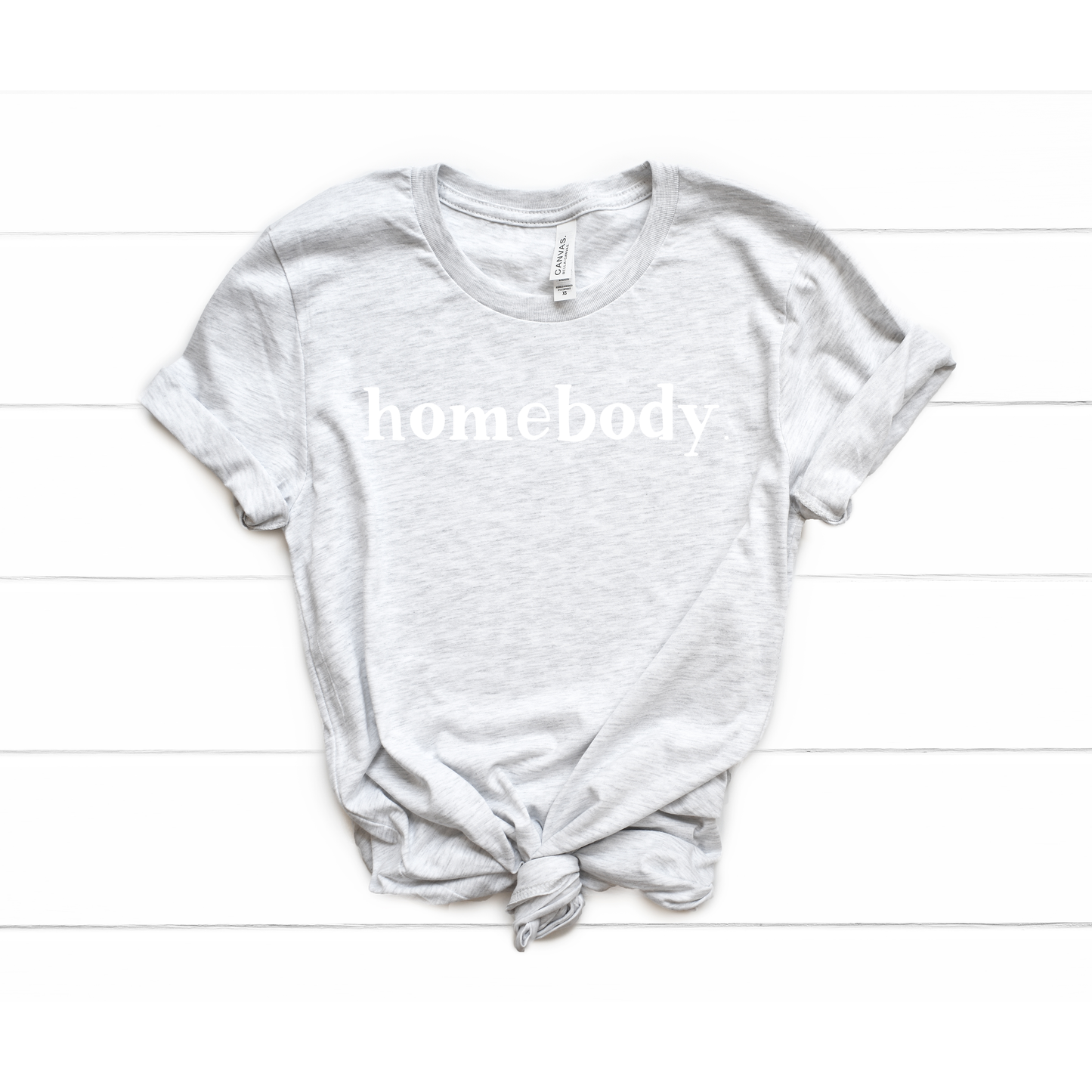 Gray Homebody Graphic Tee - FINAL SALE Tops