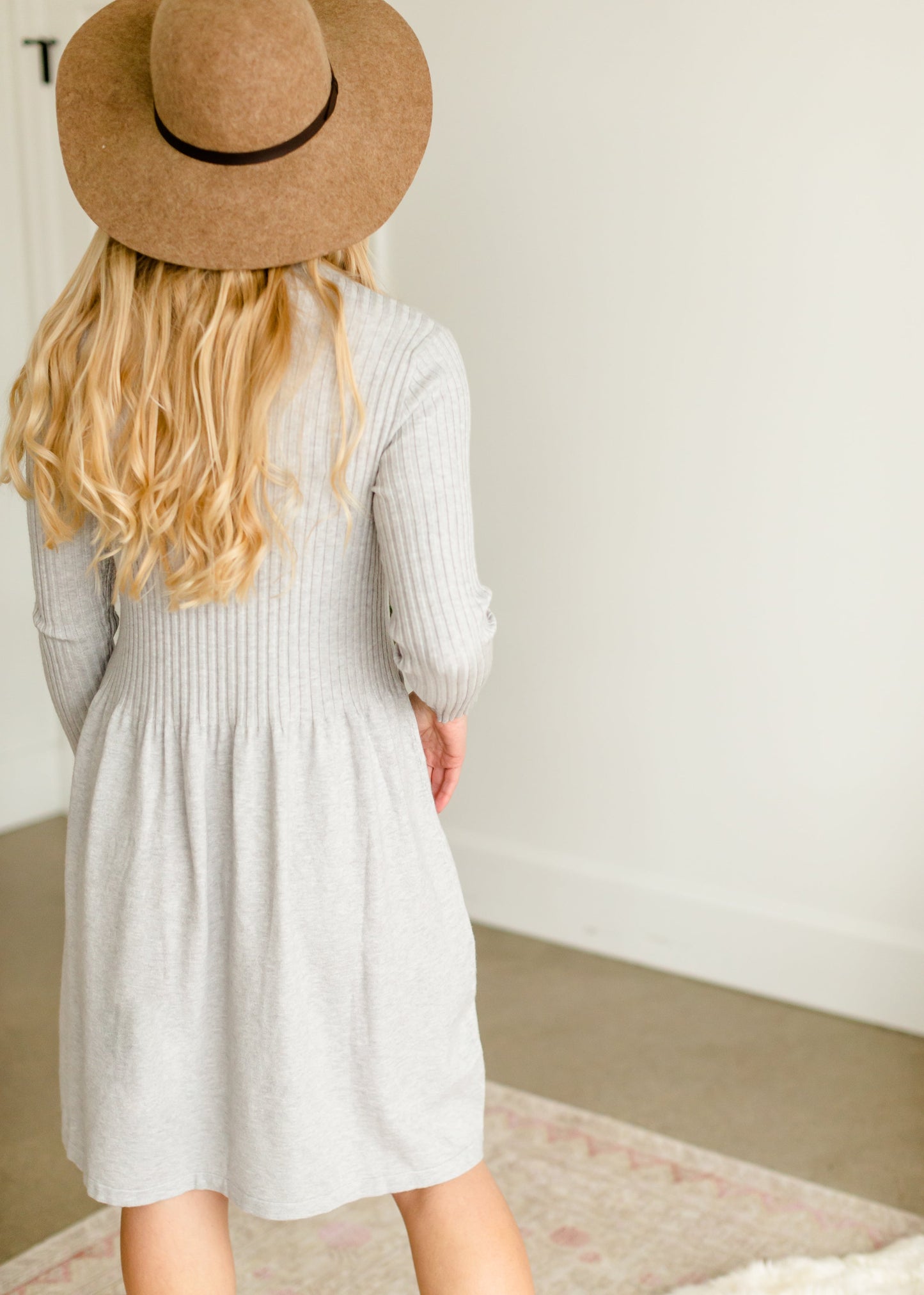 Gray Mockneck Sweater Dress - FINAL SALE Dresses