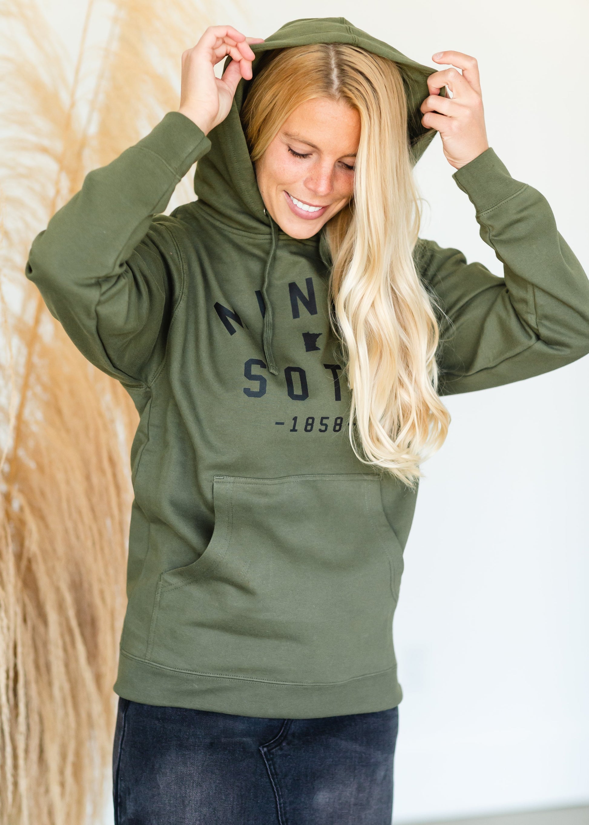 Green Minnesota Hooded Sweatshirt Shirt