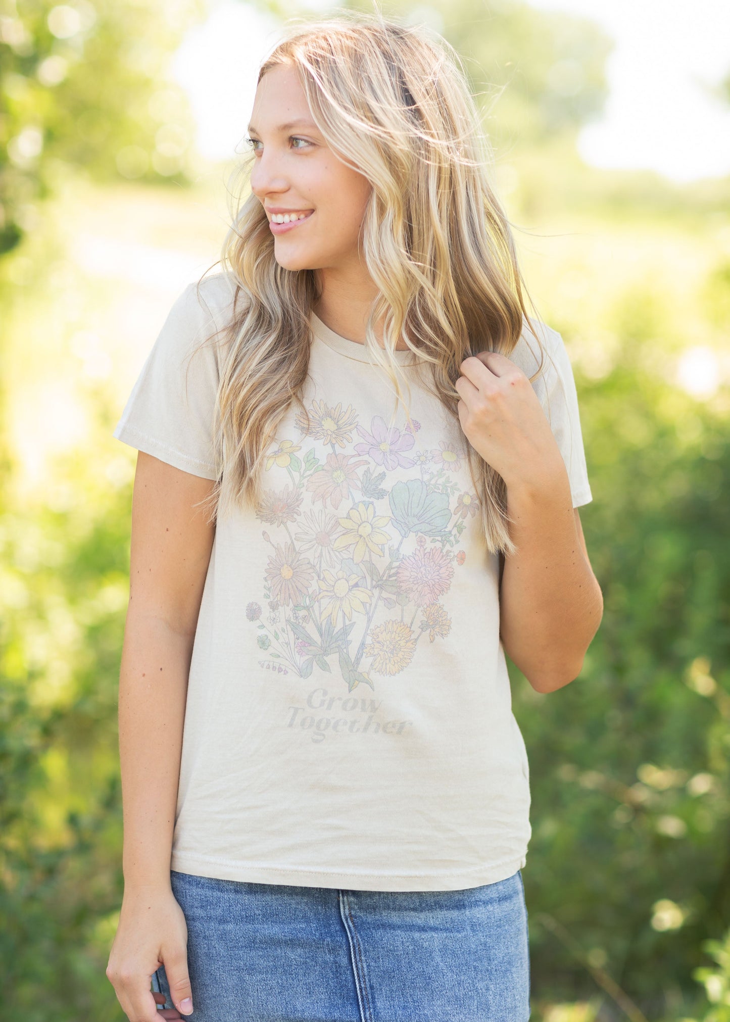 Grow Together Graphic Tee Tops