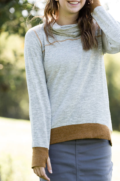 Hacci Brushed Pullover Sweater - FINAL SALE Tops