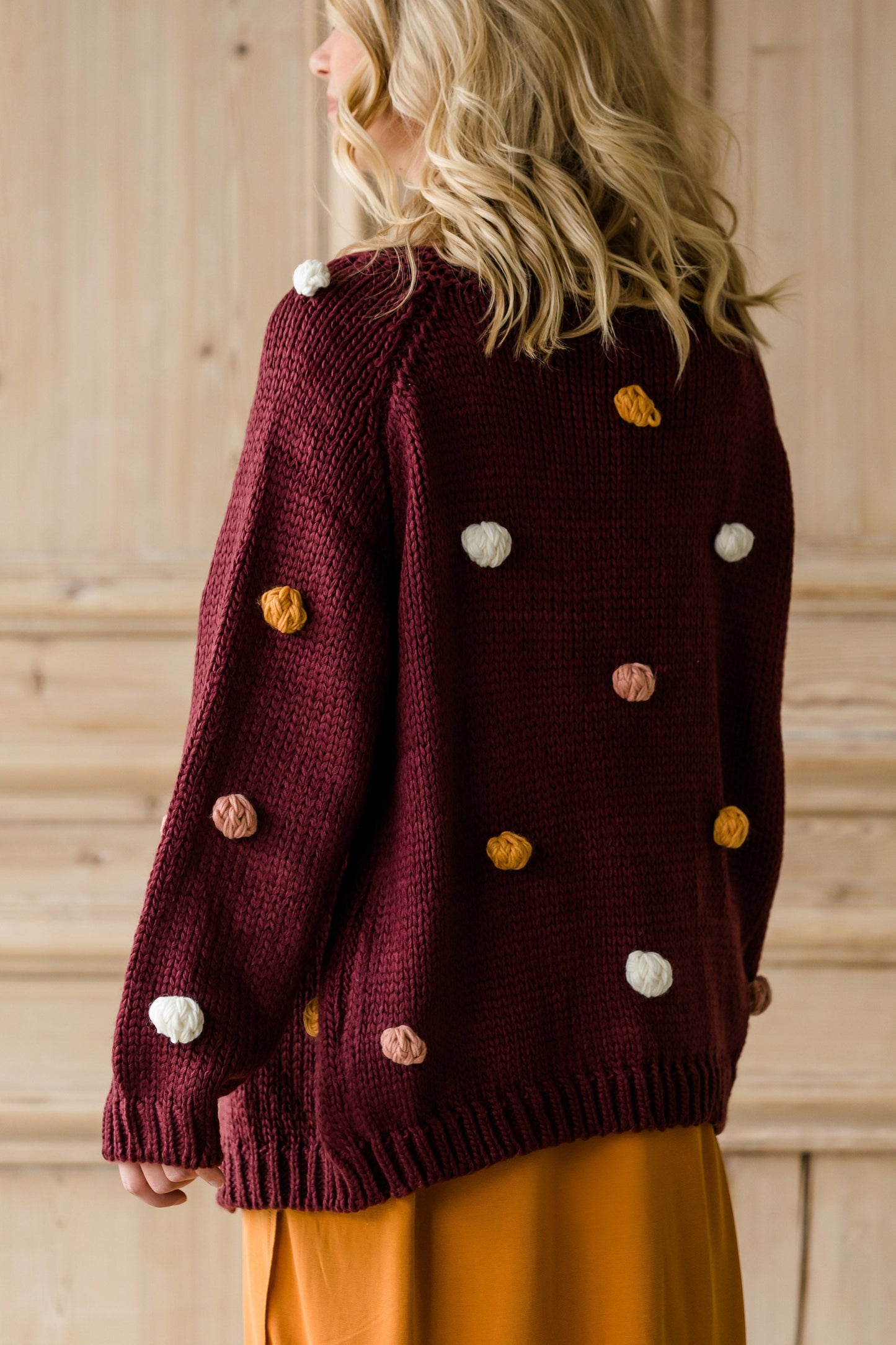 Handmade Open Pom Pom Cardigan - FINAL SALE Layering Essentials