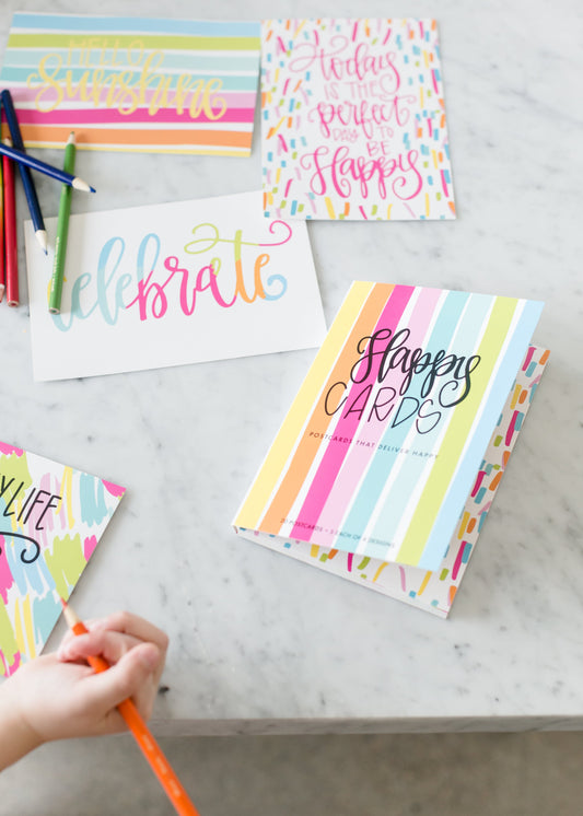 Happy Cards Postcard Book - FINAL SALE Home & Lifestyle