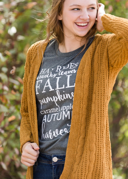 Hayrides + Leaves Graphic Tee - FINAL SALE Tops