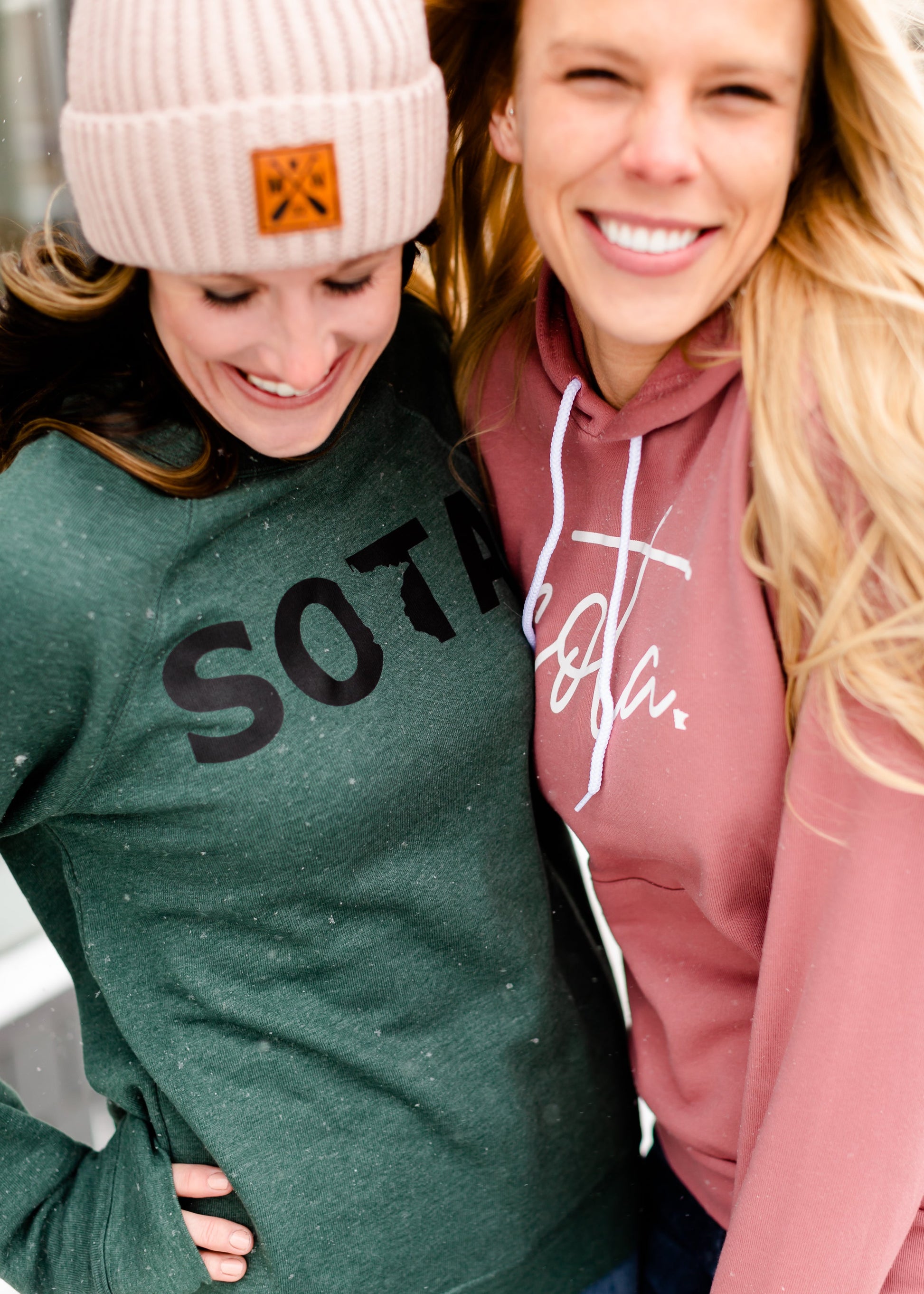 Hunter Green Sota Crew Sweatshirt Tops