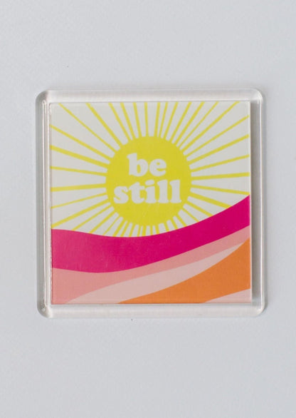 Inspirational Magnets Home & Lifestyle Mary Square Be Still