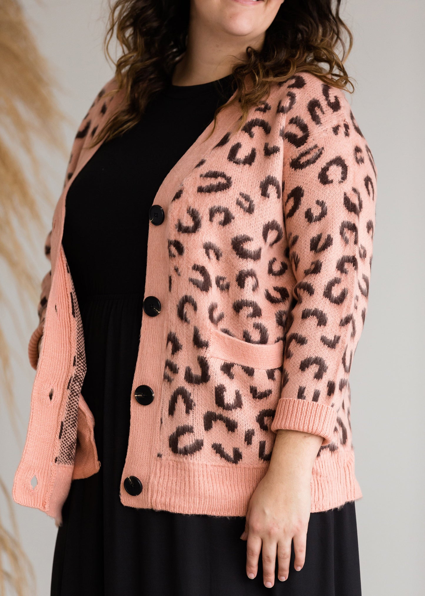 Jacquard Animal Print Cardigan - FINAL SALE Layering Essentials