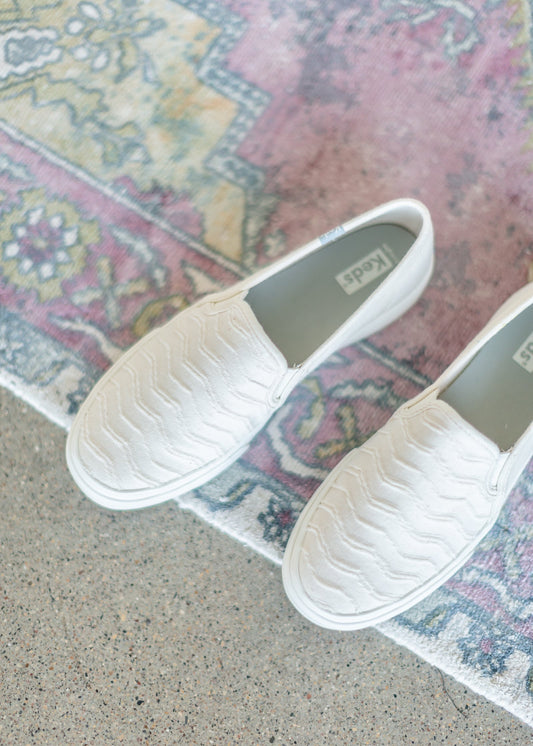 Keds Double Decker Wave Cream Slip on Shoe - FINAL SALE Accessories