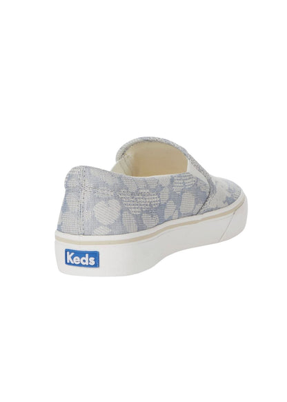 Keds Jump Kick Slip on Leopard Chambray Shoe - FINAL SALE Accessories Keds