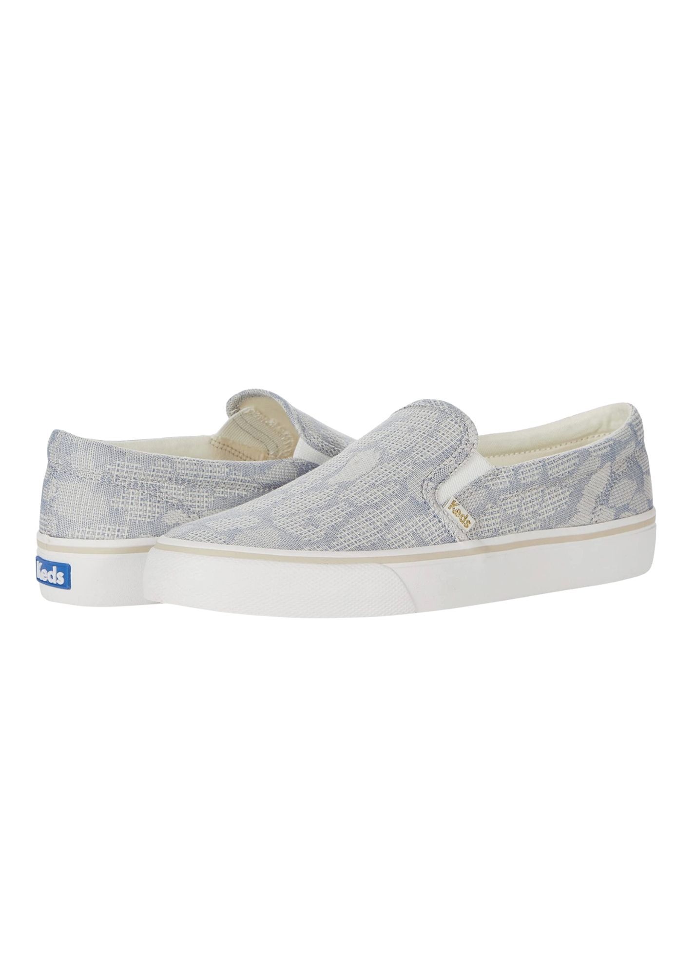 Keds Jump Kick Slip on Leopard Chambray Shoe - FINAL SALE Accessories Keds