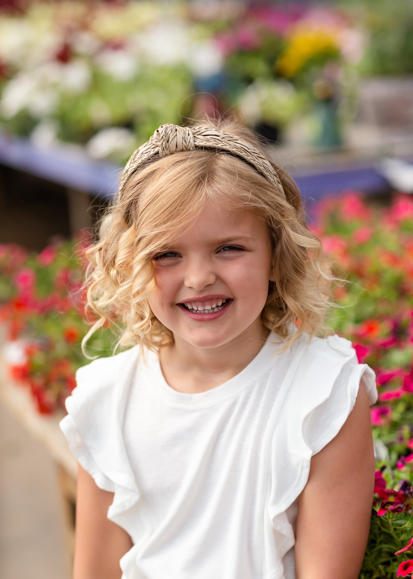 Khaki Straw Braided Headband - FINAL SALE Accessories