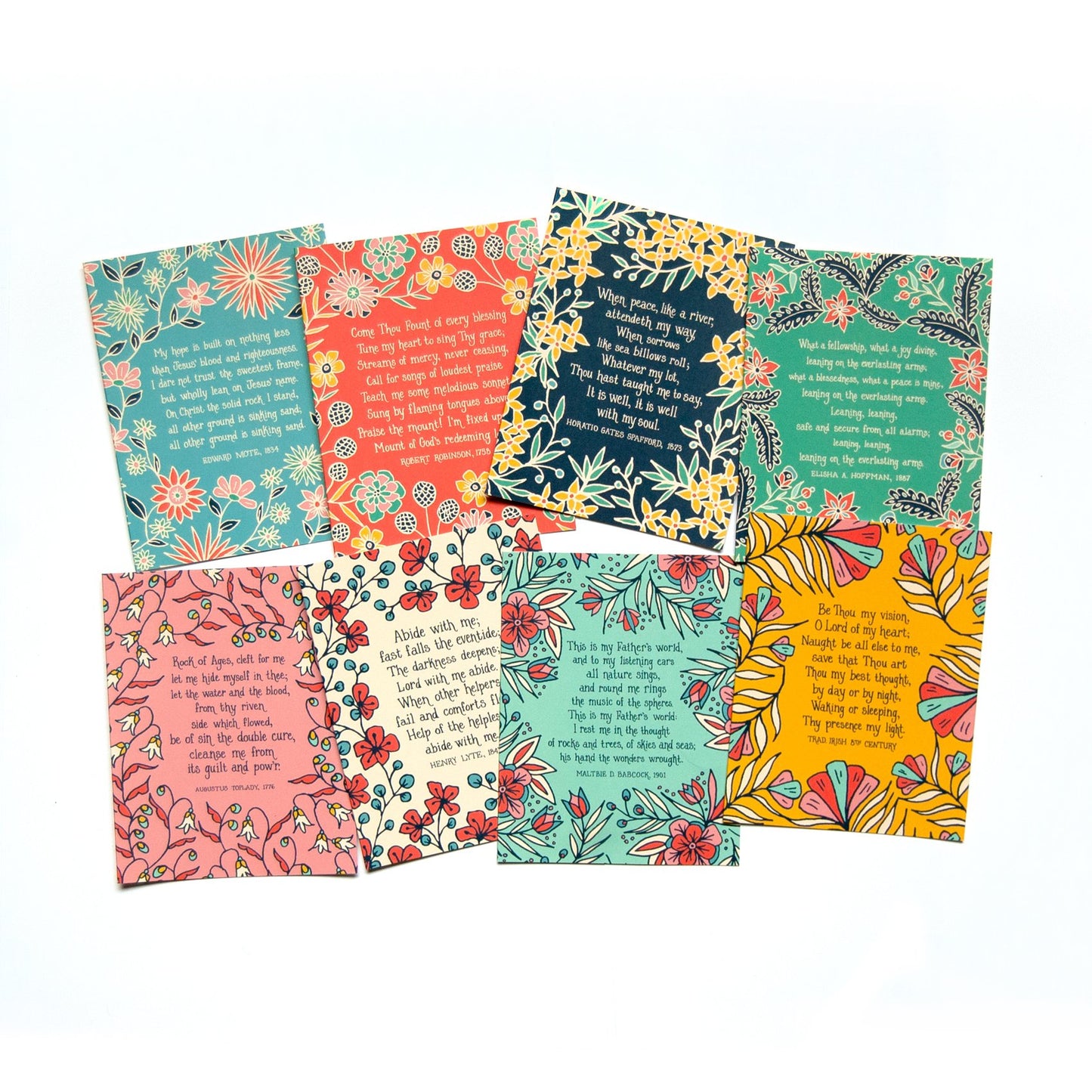 KJV Hymn Greeting Cards - Pack of 8 Home & Lifestyle Little Things Studio