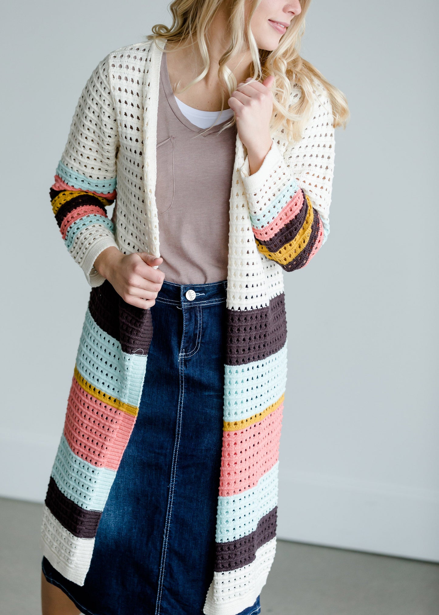 Long Knit Pocket Cardigan - FINAL SALE Layering Essentials