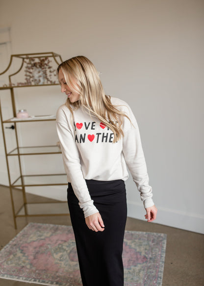 Love One Another Pullover Sweatshirt Tops OAT Collection