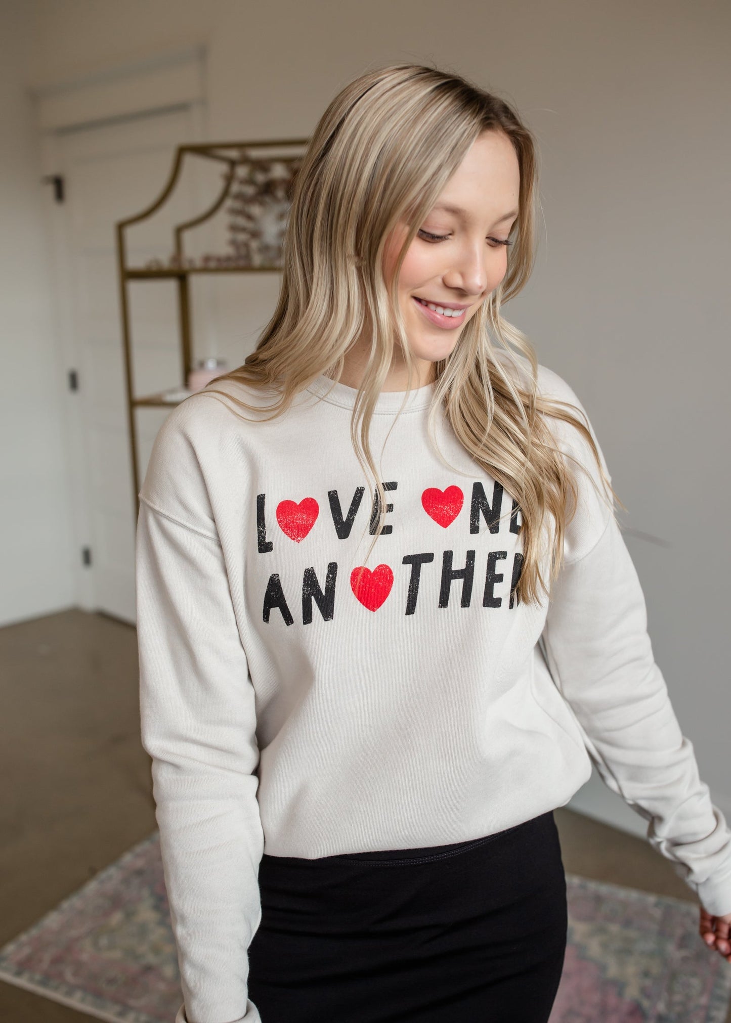 Love One Another Pullover Sweatshirt Tops OAT Collection