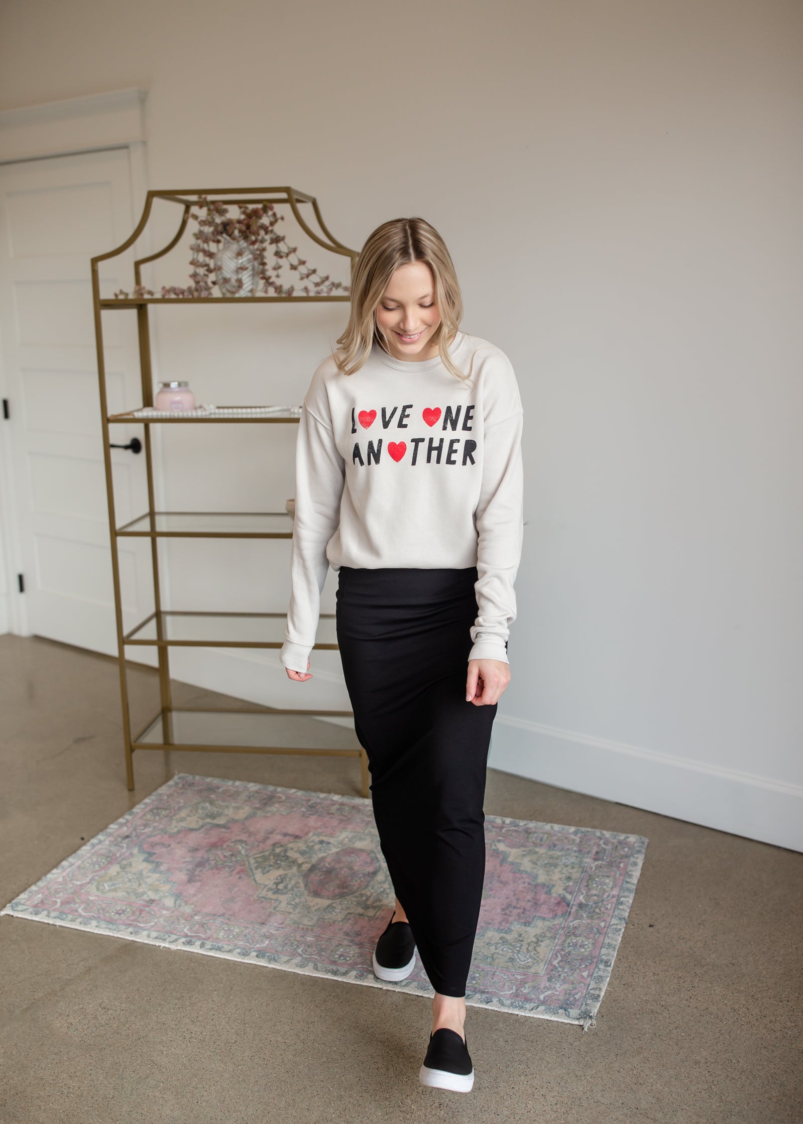 Love One Another Pullover Sweatshirt Tops OAT Collection