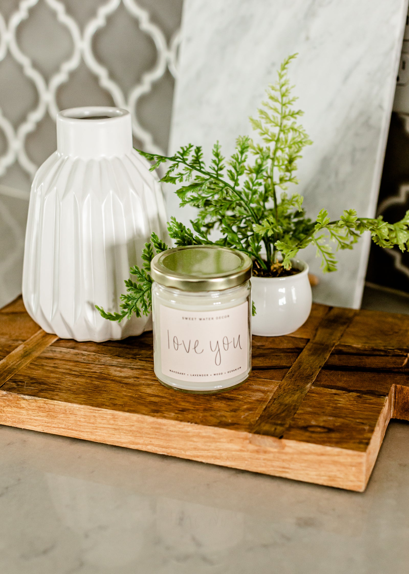 Love You Soy Candle Home & Lifestyle