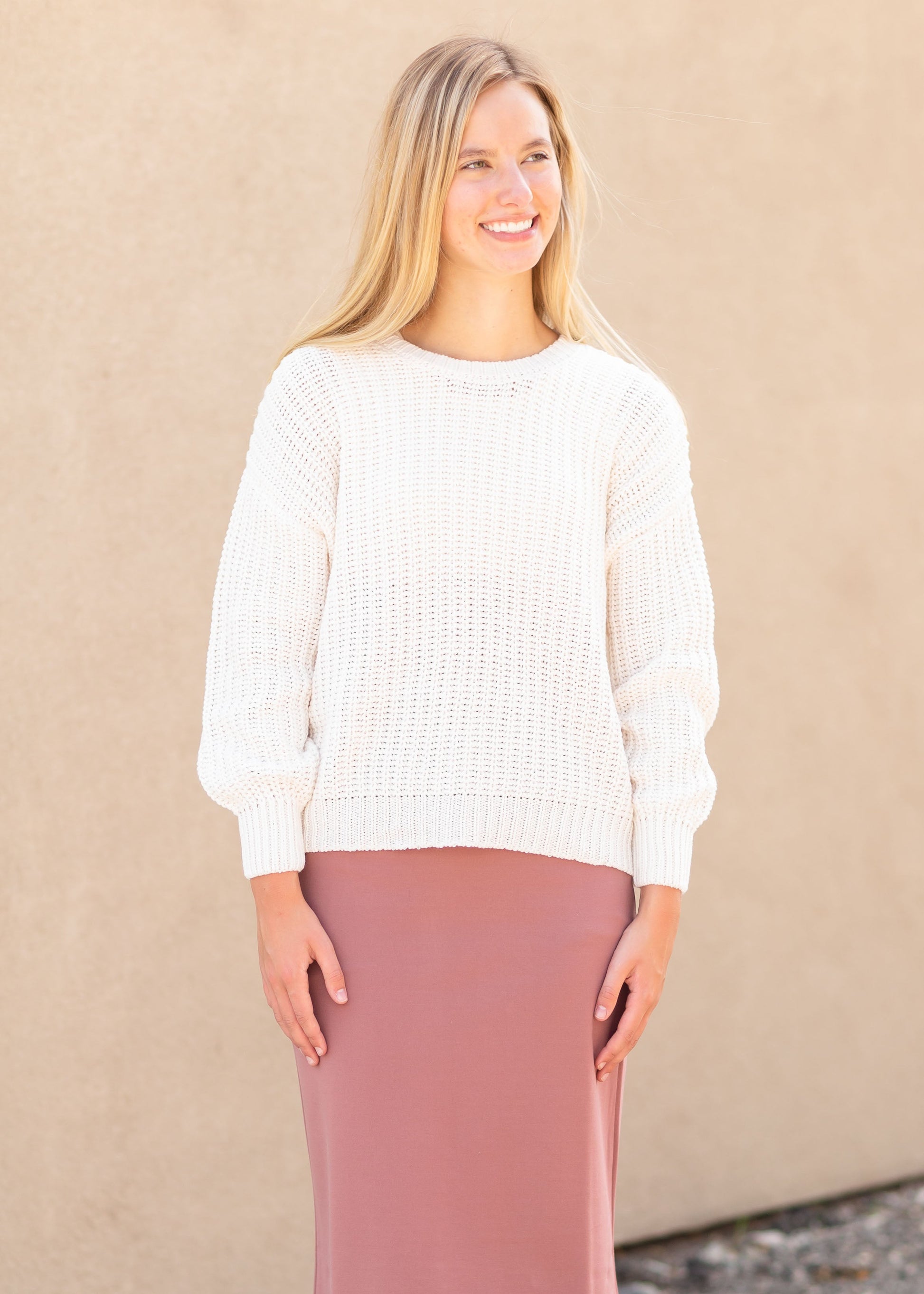 Lyndon Chunky Knit Sweater Tops