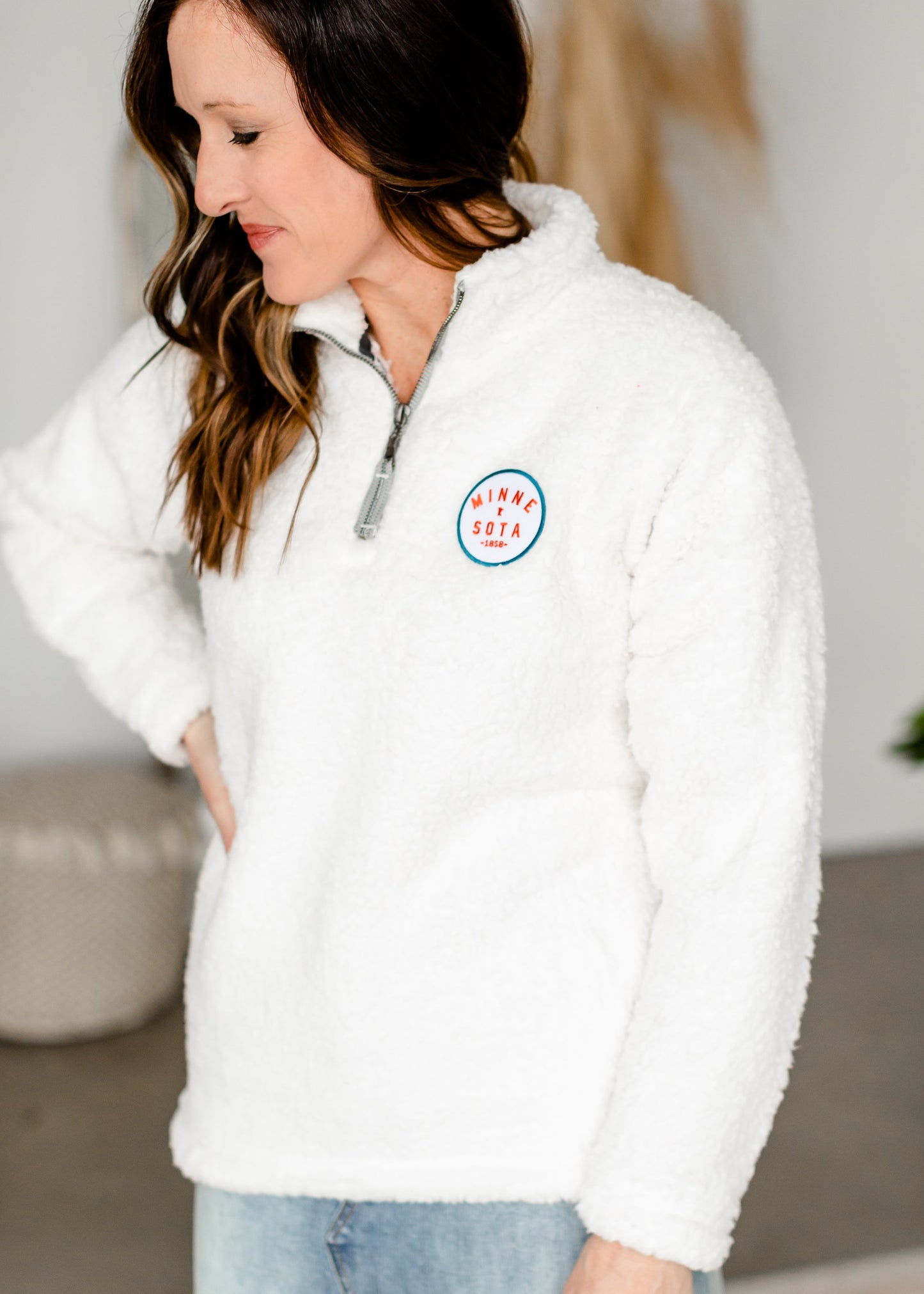 Minnesota Powder White Sherpa - FINAL SALE Tops