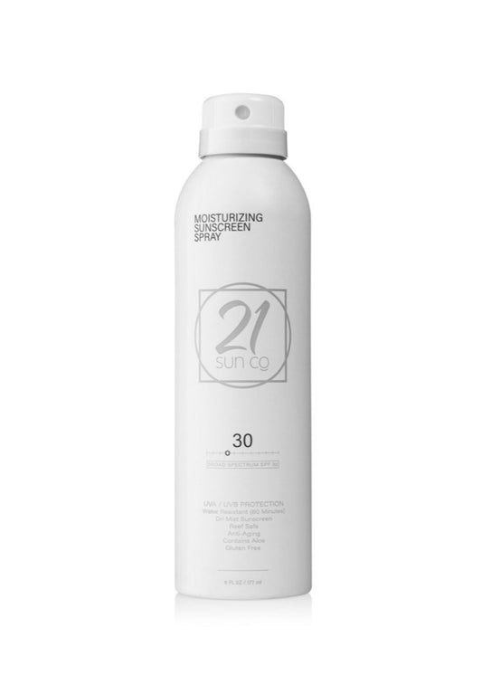 Moisturizing Sunscreen Spray 30 SPF Accessories 21 Sun Co