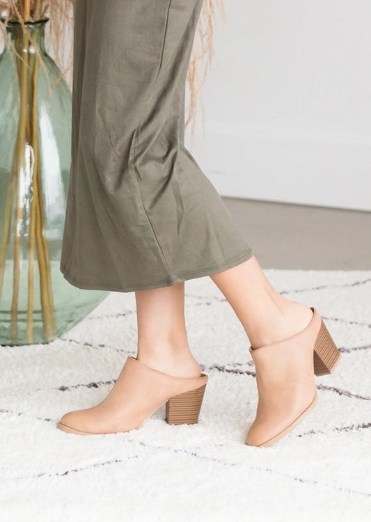 Mule Bootie with Block Heel - FINAL SALE Shoes