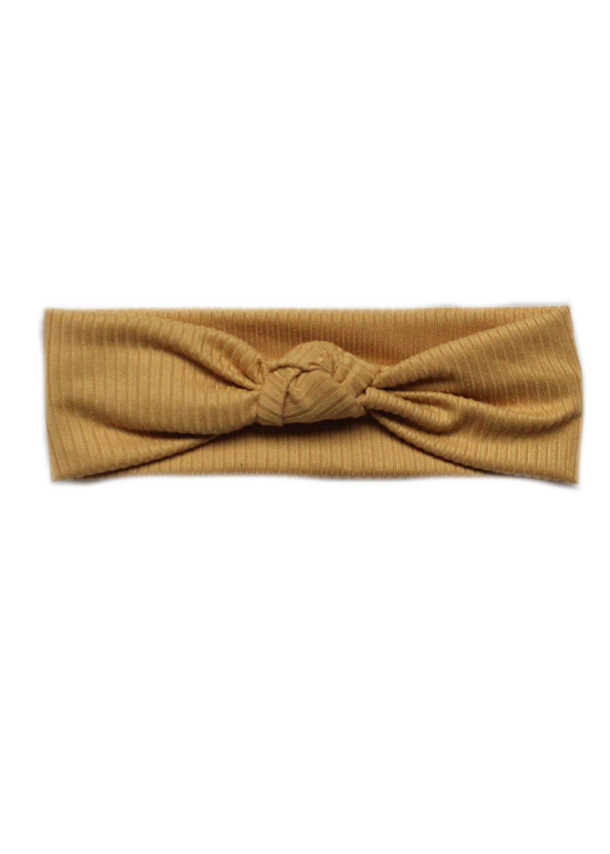 Mustard Ribbed Youth Headband - FINAL SALE Accessories