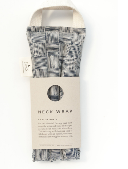 Navy + White Haystack Neck Therapy Wrap - FINAL SALE Home & Lifestyle