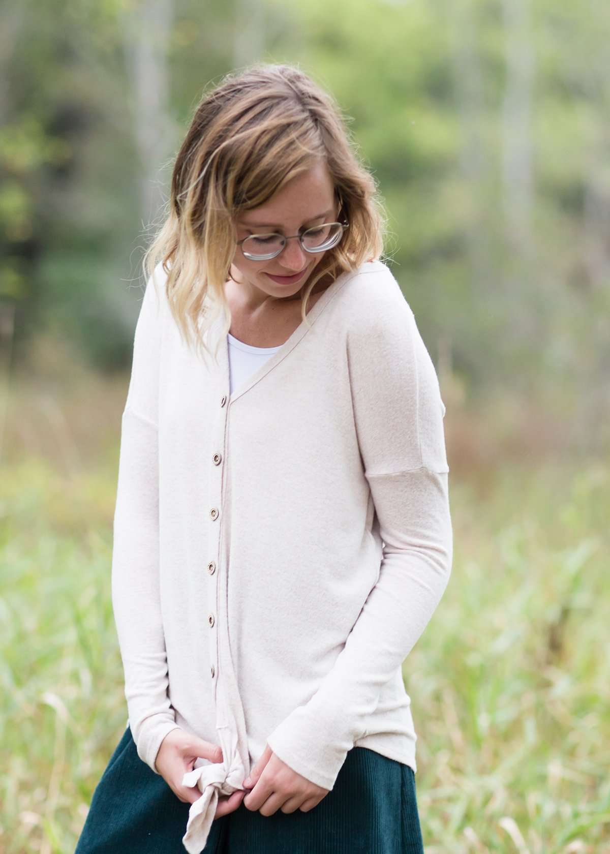 Oatmeal Tie Cardigan - FINAL SALE Layering Essentials