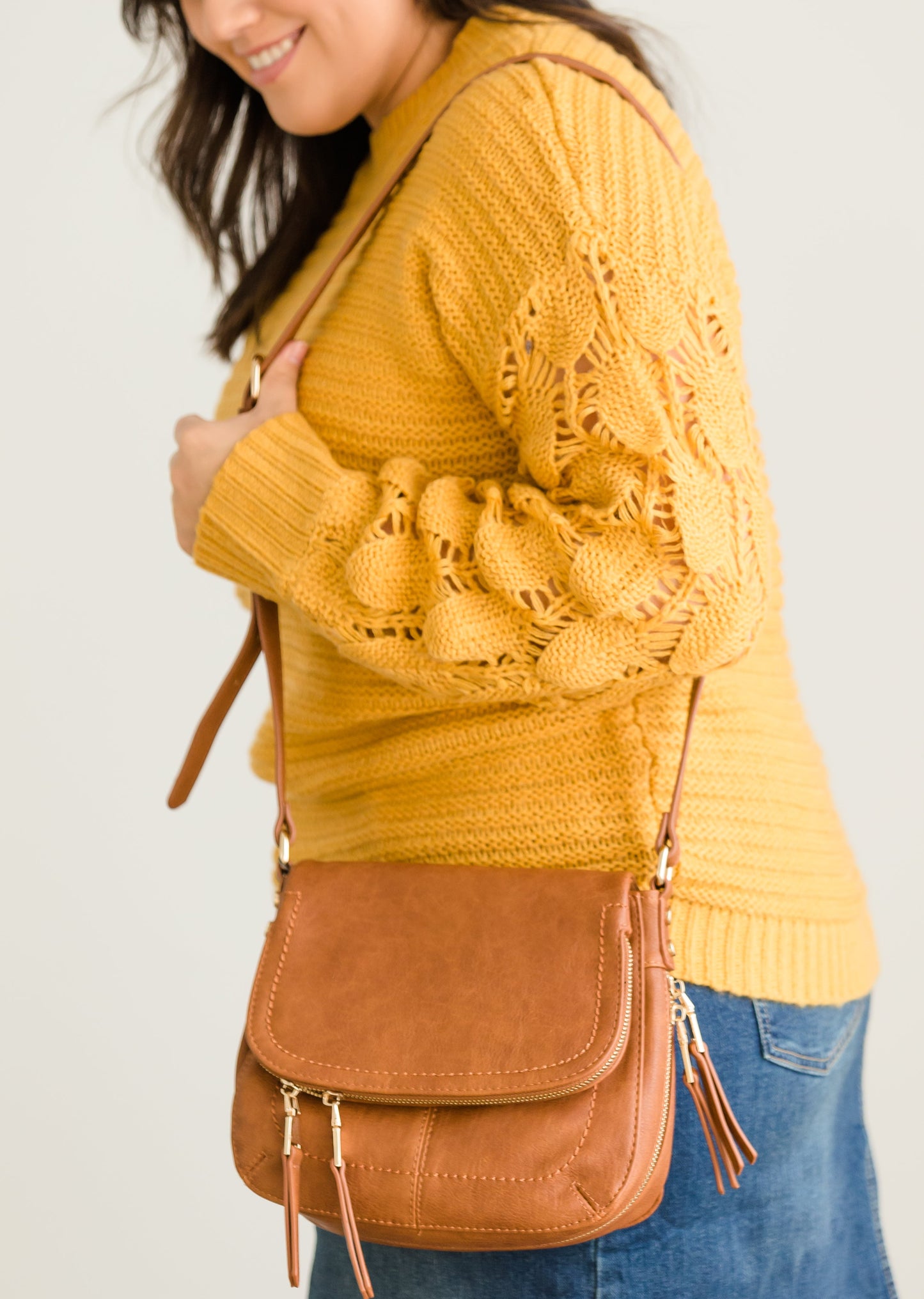 Open Weave Cable Knit Sweater - FINAL SALE Layering Essentials