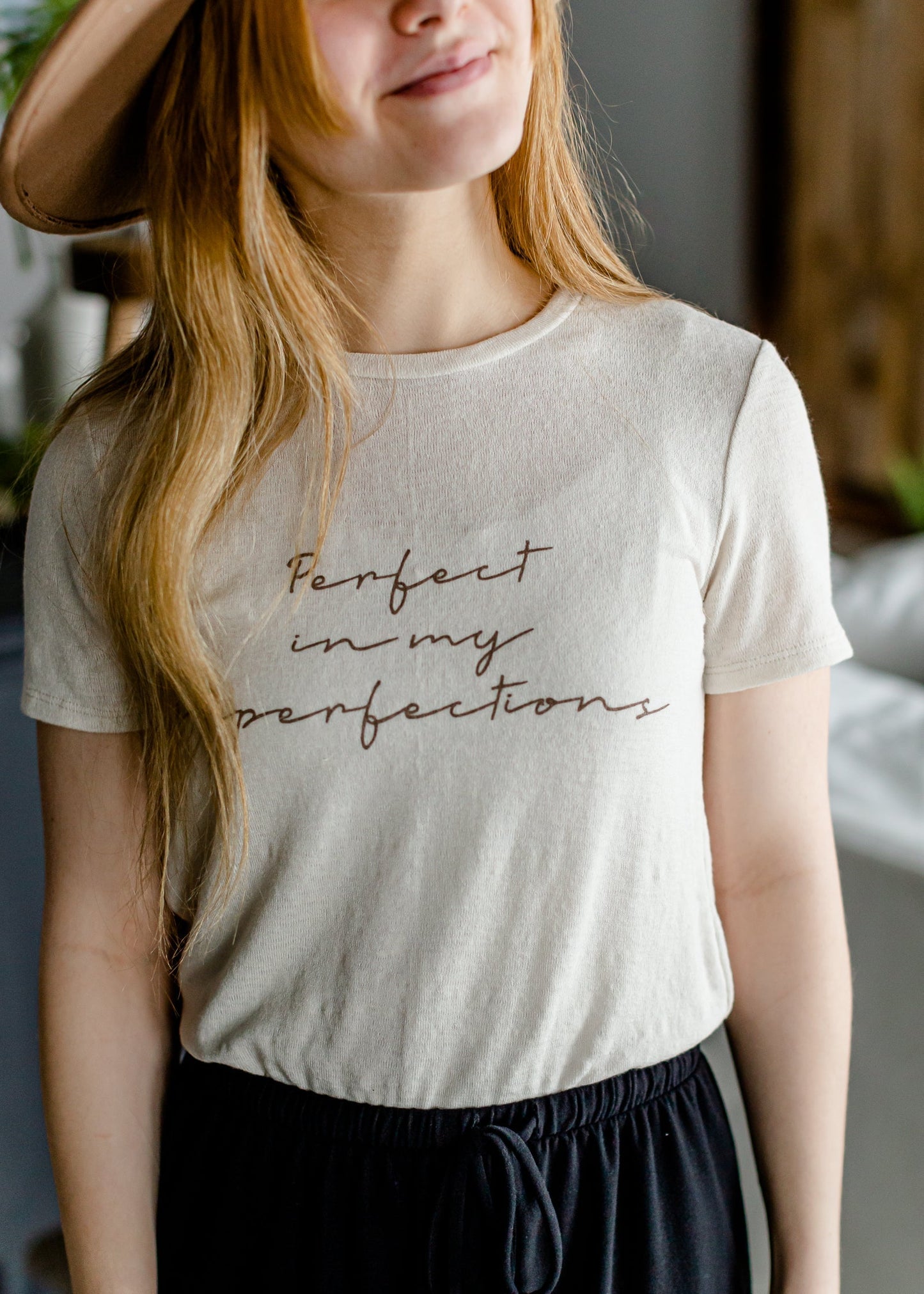 Perfect in my Imperfections Graphic Tee - FINAL SALE Tops