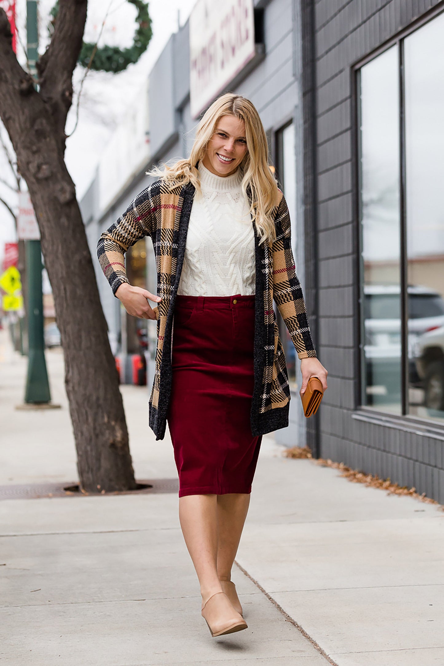 Plaid Open Front Cardigan - FINAL SALE Layering Essentials