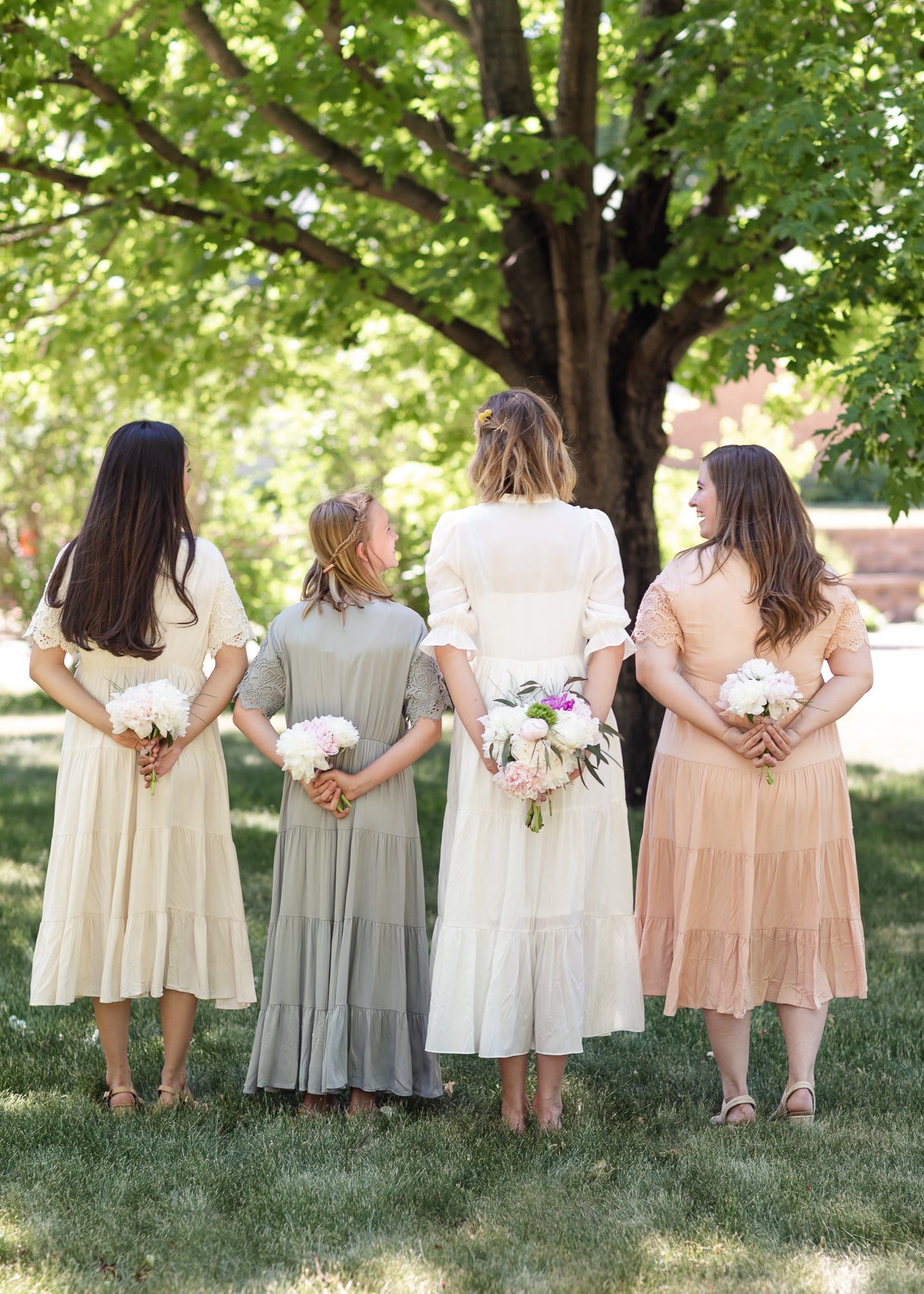 Pleated Ivory Tiered Maxi Dress - FINAL SALE Dresses