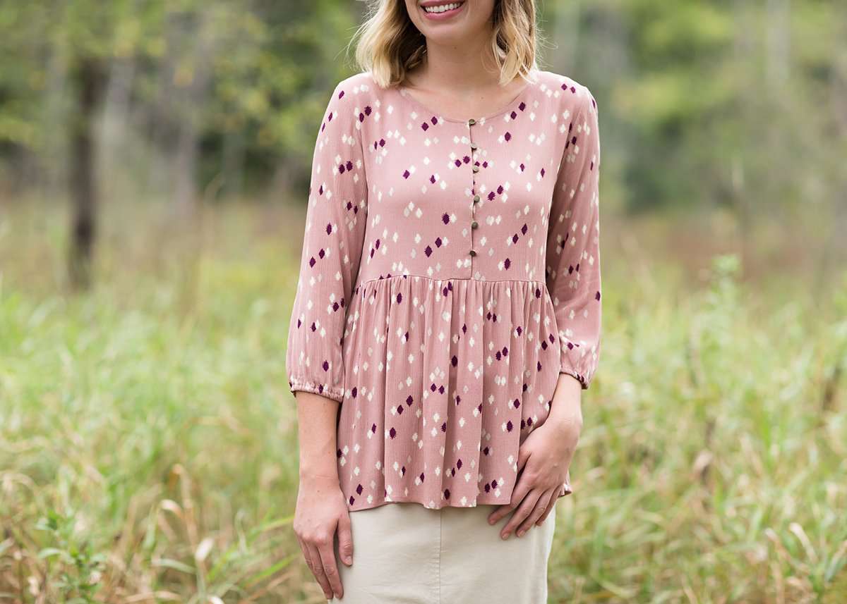 Polka Dot Casual Top - FINAL SALE Tops