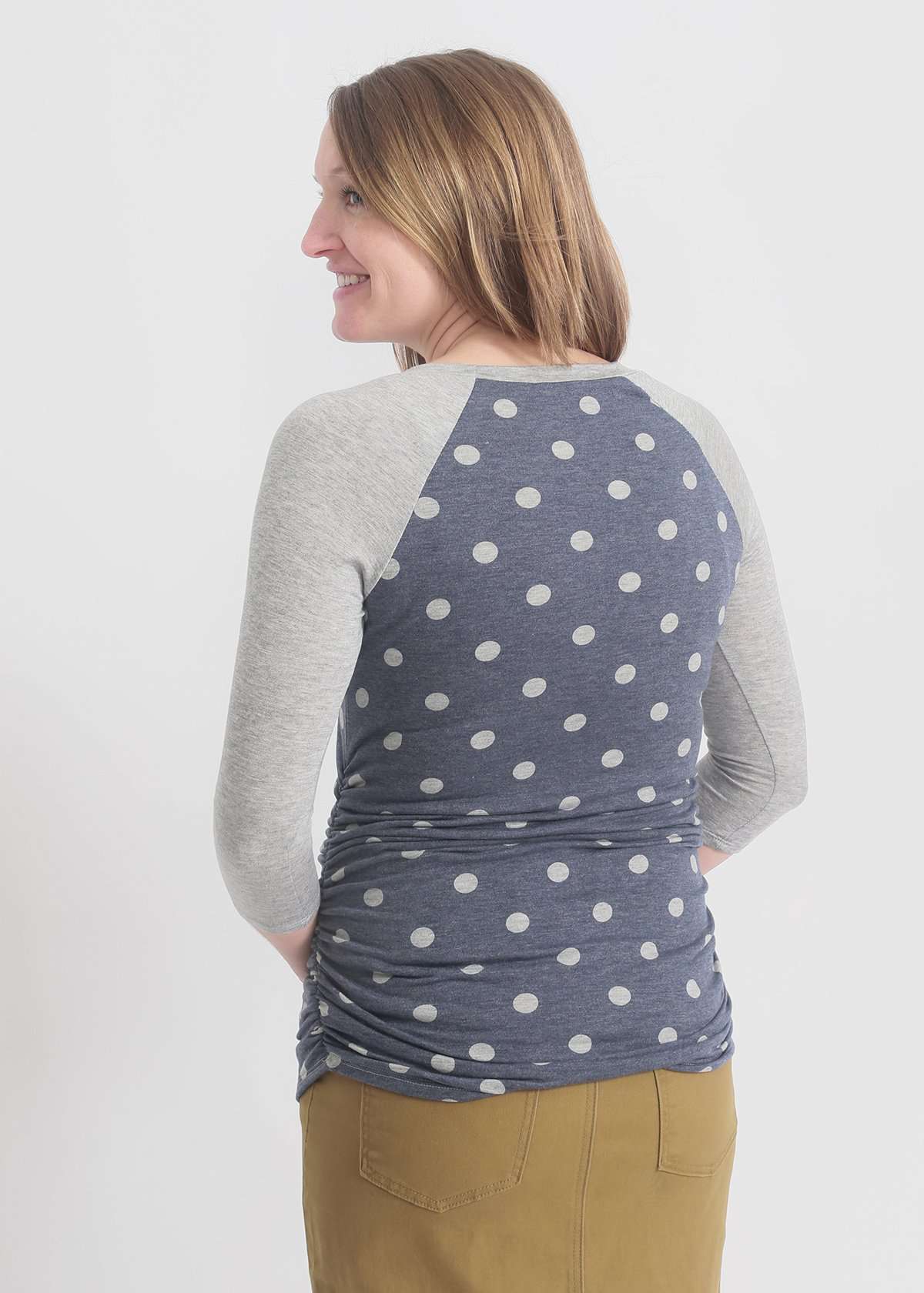 Polka Dot Raglan Top - FINAL SALE Tops